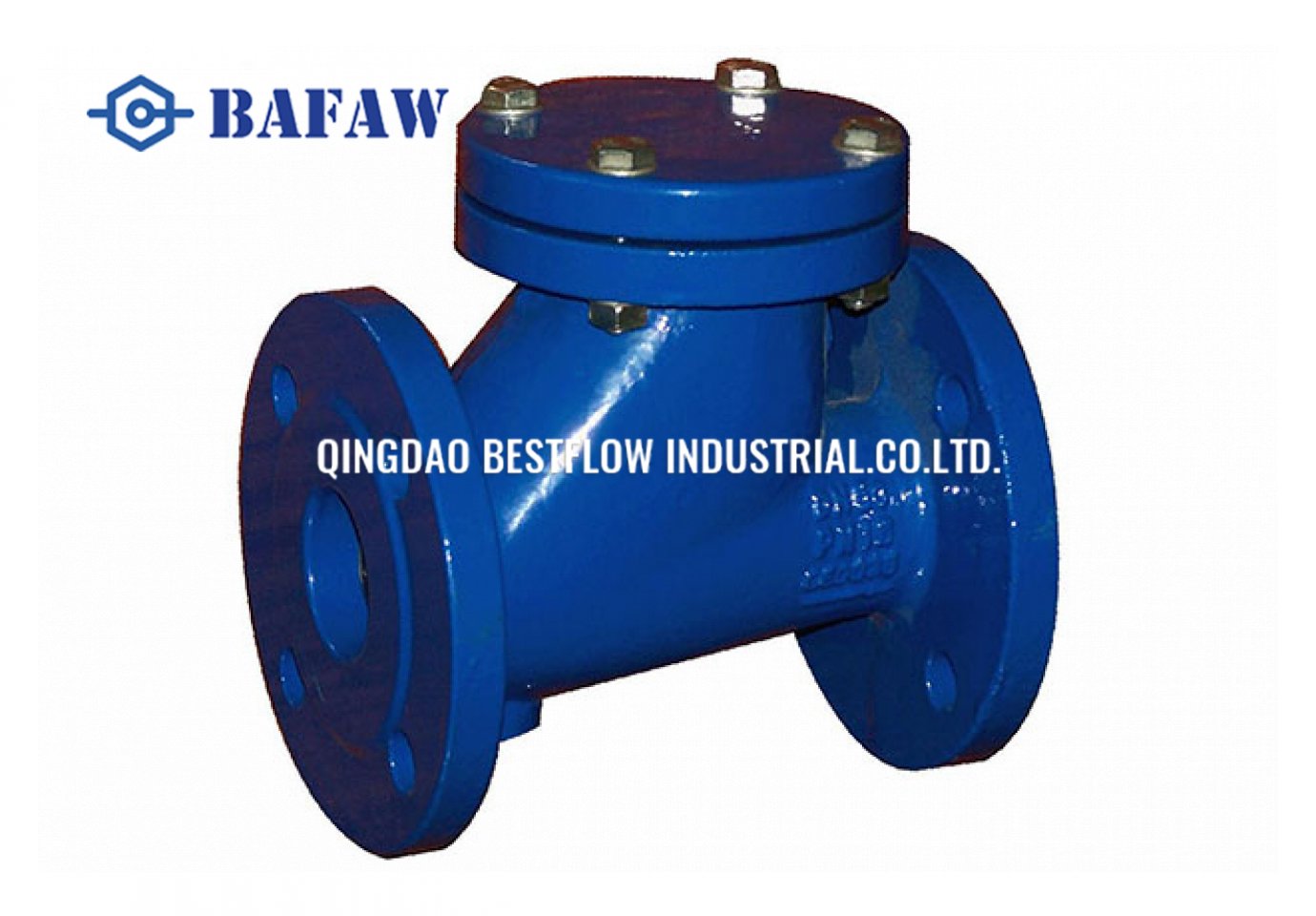 Cast Iron Valve Din3202 Ductile Iron Ball Check Valve Double Flange Check Valve